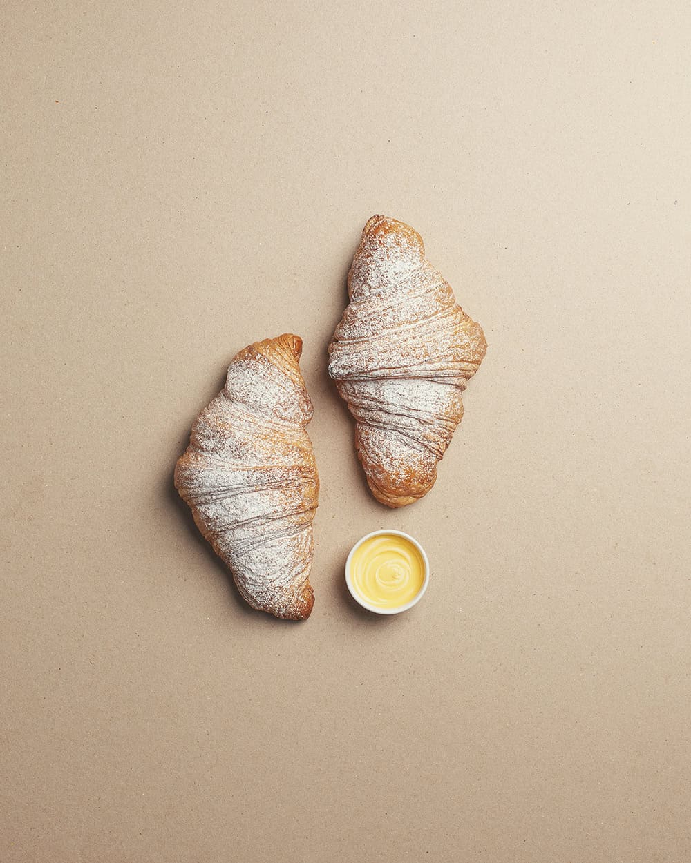 კრუასანი კარაქის ვანილის კრემით გამომცხვარი 115გ