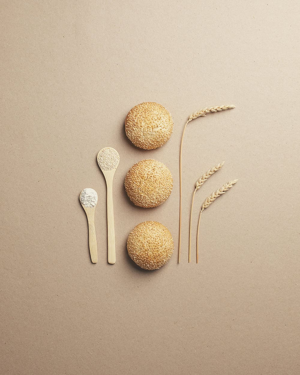 მინი მრგვალი პური სეზამით 45გრ