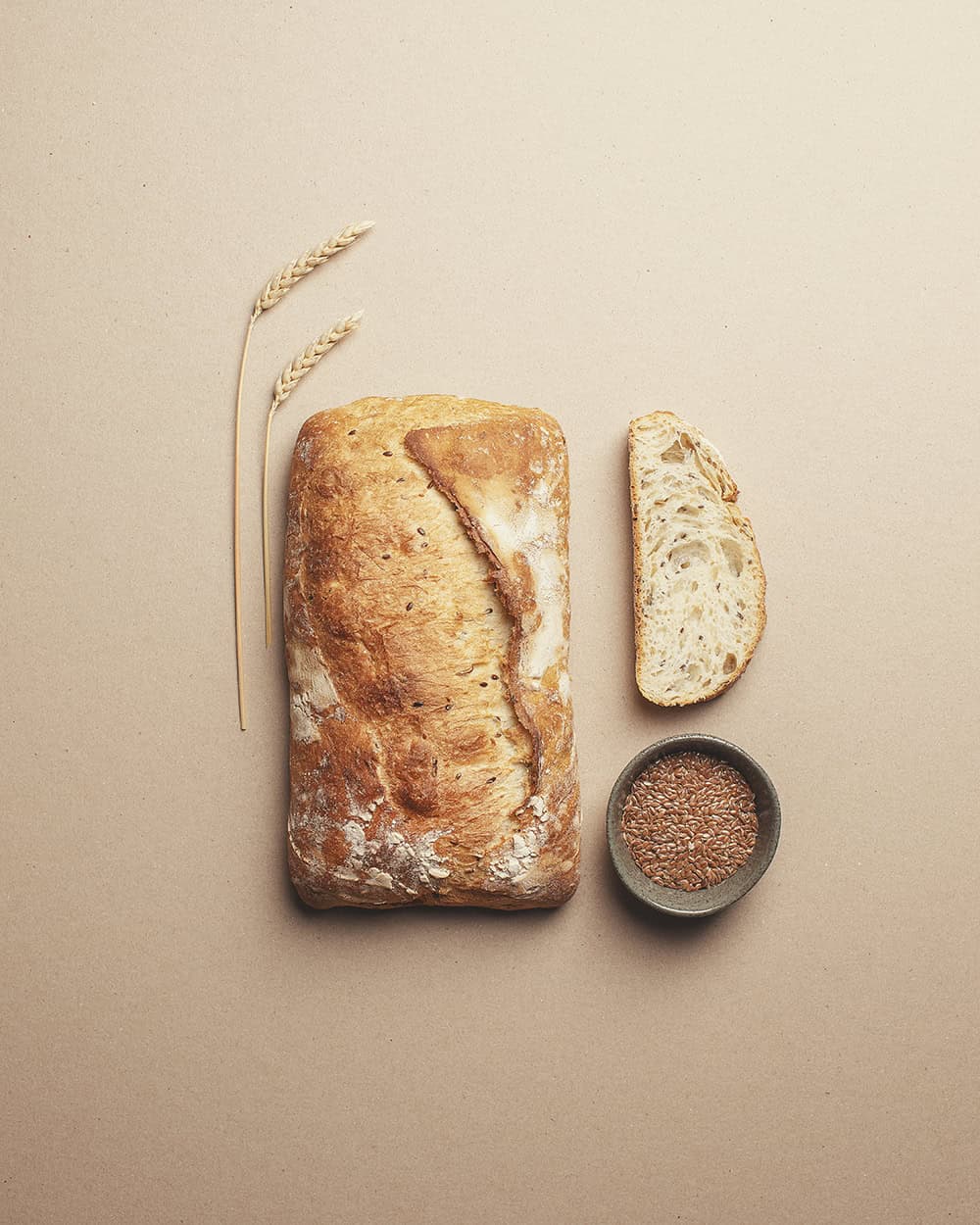 ქვის პური მარცვლეულით 560გრ